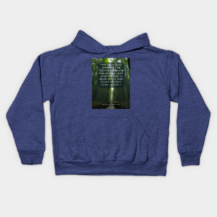Murasaki Shikibu quote: Now the end has come, and I am filled with sorrow that our ways must part: the path I would rather take is the one that leads to life. Kids Hoodie