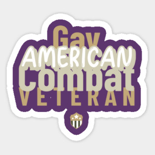 gay combat veteran Sticker