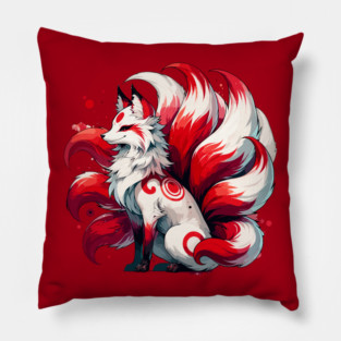 Nine-tailed Anime Kitsune Fox Pillow