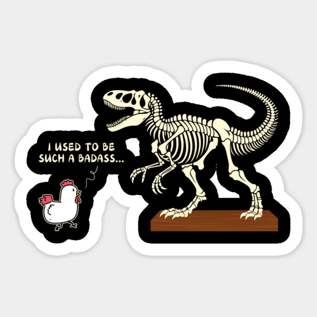Funny Badass Sticker by The WYLD Tribe