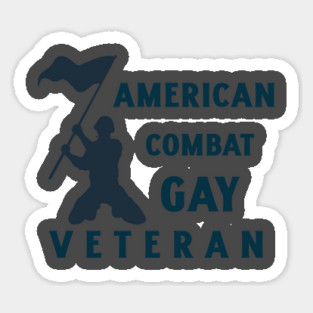 gay combat Veteran Sticker