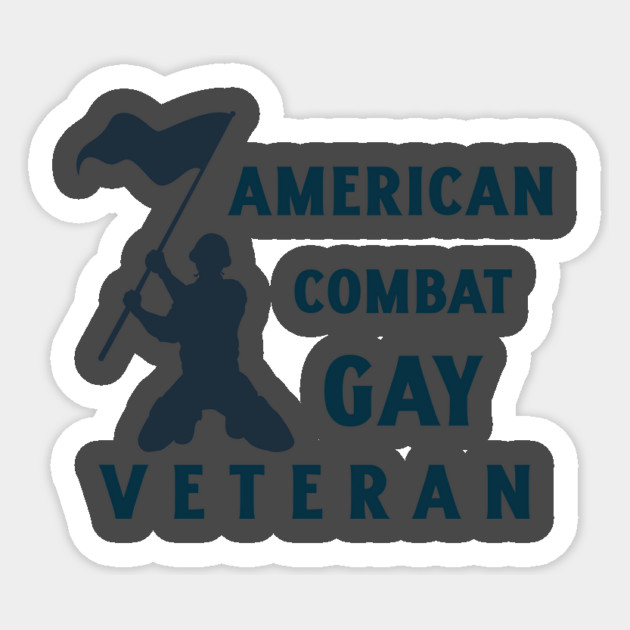 gay combat Veteran Sticker by FirstClassQueen
