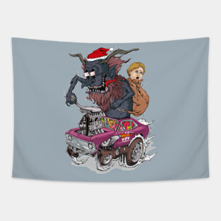 Krampus (Darkdevil color) Tapestry