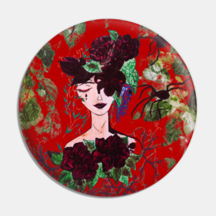 Dark Lady - Symbolic Female Empowerment Pin