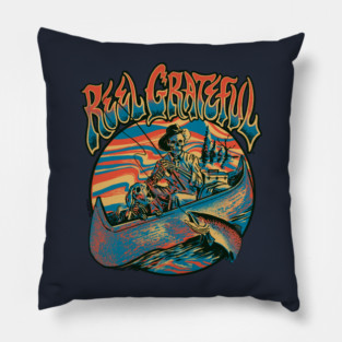 Reel Grateful Fishing Buds Pillow