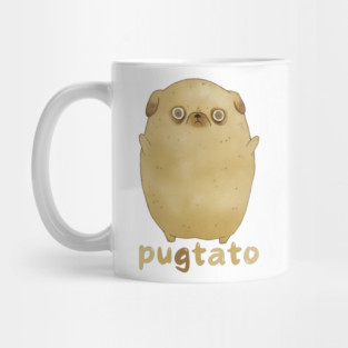 Pugtato Pug Dog Potato Mug