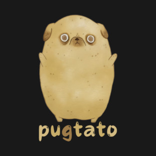 Pugtato Pug Dog Potato T-Shirt