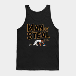 Rickey Henderson Man of Steal Baseball Legend Tribute Tank Top