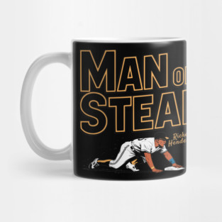 Rickey Henderson Man of Steal Baseball Legend Tribute Mug