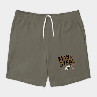 Rickey Henderson Man of Steal Baseball Legend Tribute Shorts