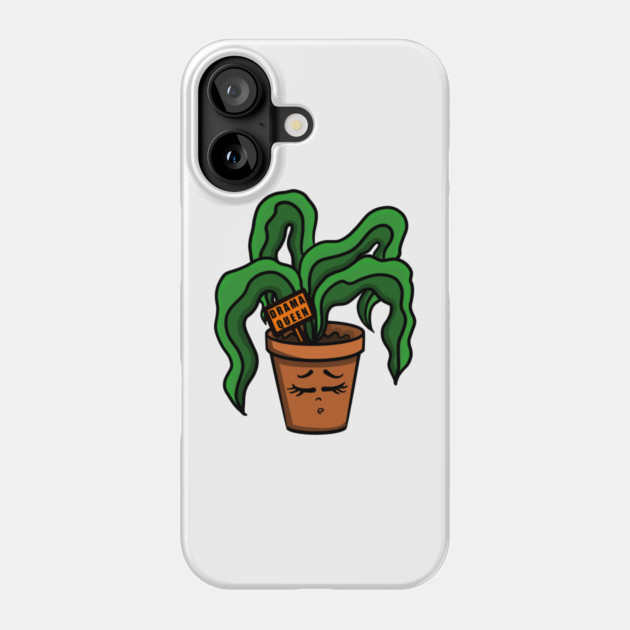 Drama Queen Plant Phone Case by Demian Stipatio