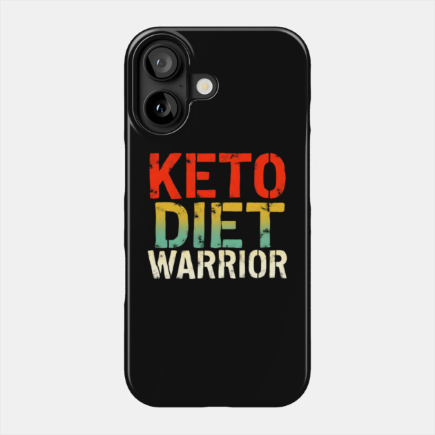 Keto Diet Warrior Phone Case by MakerMind8.2
