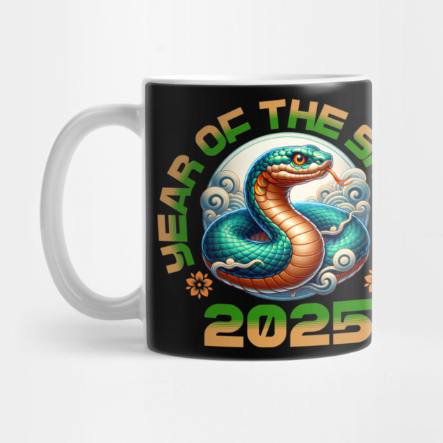 Year of the Snake 2025 T-Shirt Chinese Zodiac Snake Tee Lunar New Year Shirt by Urbanprint