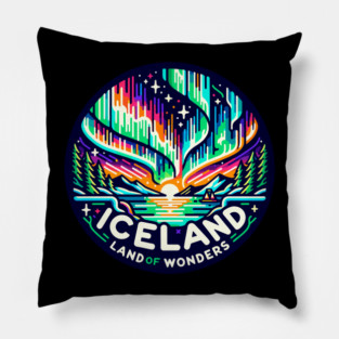 Iceland Land of Wonders Pillow