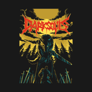 Unofficial Dark Souls Metal Band Tee T-Shirt