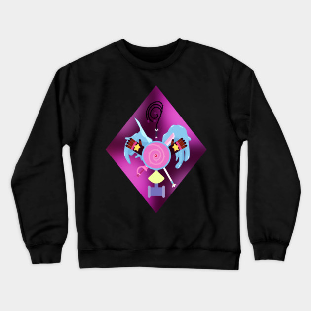CRYSTAL GEM Crewneck Sweatshirt by droidmonkey
