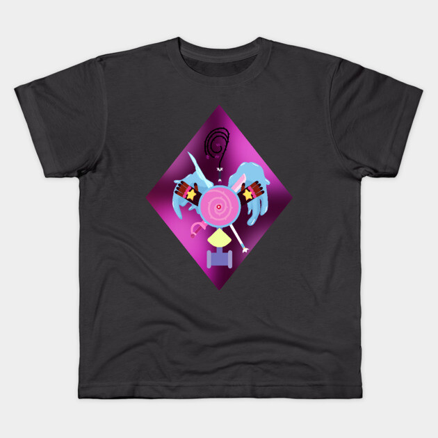 CRYSTAL GEM Kids T-Shirt by droidmonkey