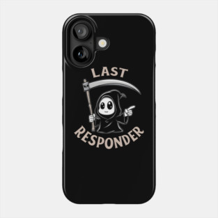 Grim Reaper, Funny Dark Humor Phone Case