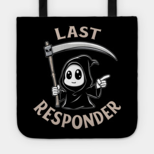 Grim Reaper, Funny Dark Humor Tote