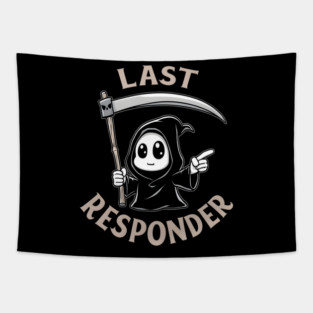 Grim Reaper, Funny Dark Humor Tapestry