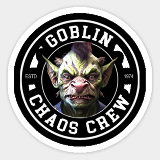 Goblin Chaos Crew Sticker