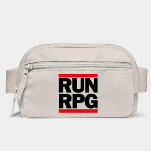 RUN RPG - black text Bag