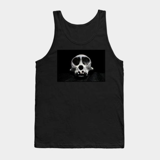 Giligadi black skull teeshirt Tank Top by MrGreenGenes420