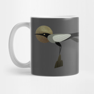 art deco crow Mug