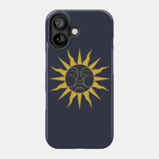 Folk Horror Wickerman Sun Sigil Phone Case