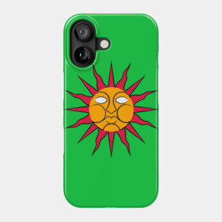 Folk Horror Wicker Man Sun Sigil Phone Case