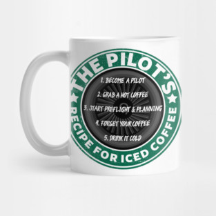 Pilot's Recipe For Iced Coffee Mug