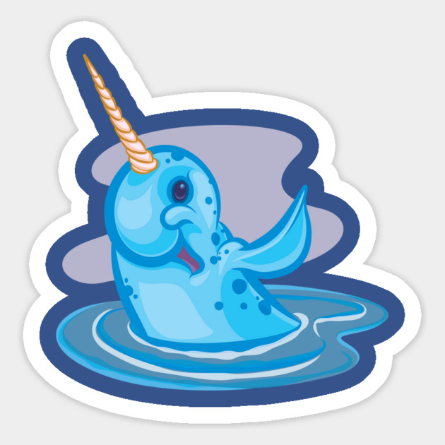 Narwhal Magnet by majanation