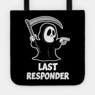 Cute Grim Reaper, Funny Dark Humor Tote