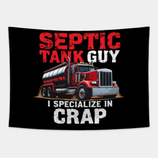Septic Tank Guy Tapestry