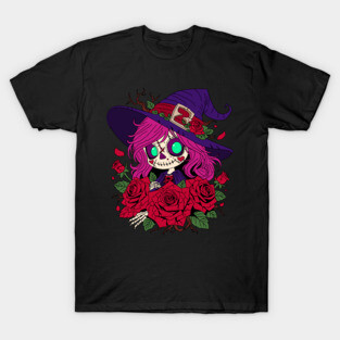 Cute Valentine Witch Zombie T-Shirt