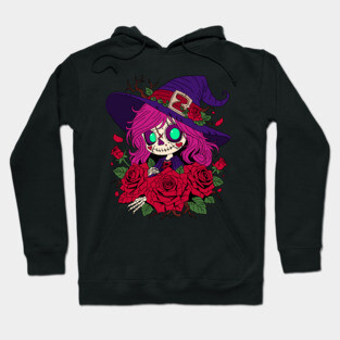 Cute Valentine Witch Zombie Hoodie
