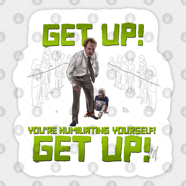 Billy Madison: Get Up! Sticker by 51Deesigns
