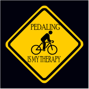 Funny Cycling  design traffic sign for road cycling, Detour Posters and Art