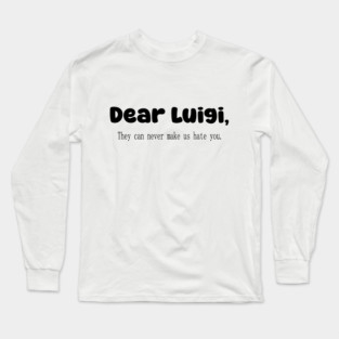 Dear Luigi Tee Long Sleeve T-Shirt
