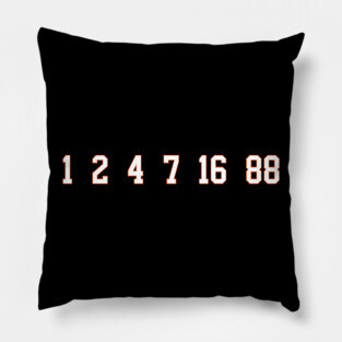 Flyers Retired Numbers Pillow
