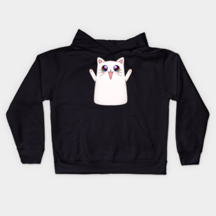 Kawaii Happy Cat, love Cats Kids Hoodie