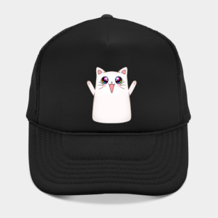 Kawaii Happy Cat, love Cats Hat