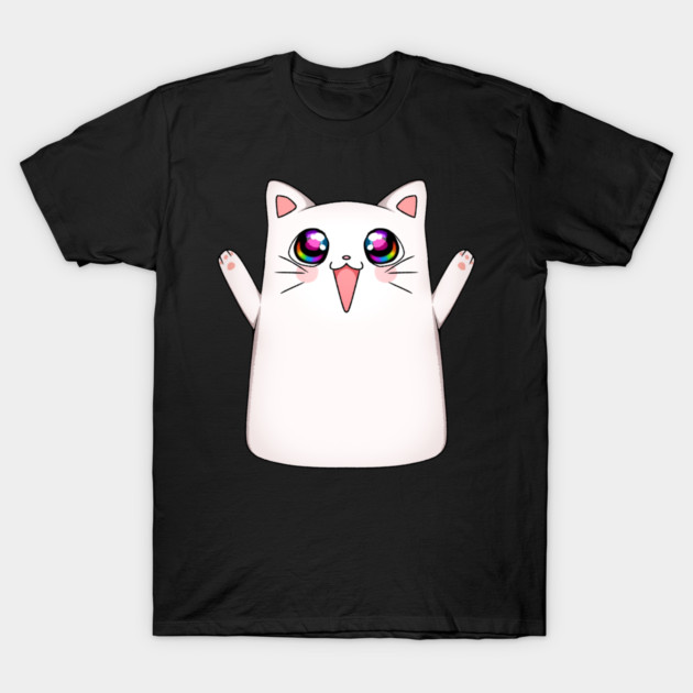 Kawaii Happy Cat, love Cats T-Shirt by logiamerch