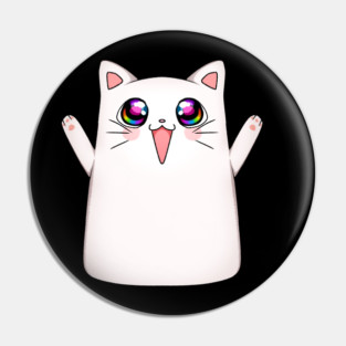 Kawaii Happy Cat, love Cats Pin