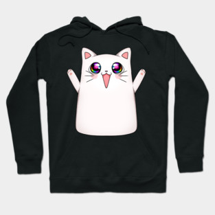 Kawaii Happy Cat, love Cats Hoodie