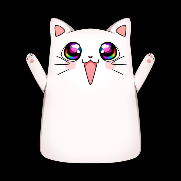 Kawaii Happy Cat, love Cats by logiamerch