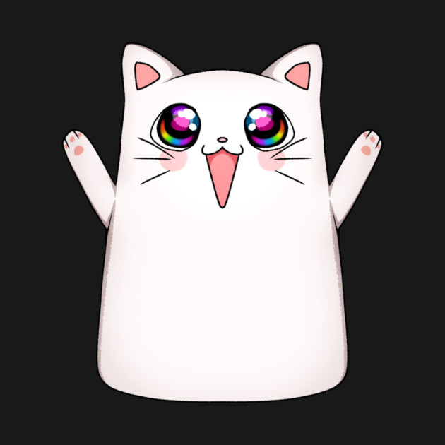 Kawaii Happy Cat, love Cats by logiamerch