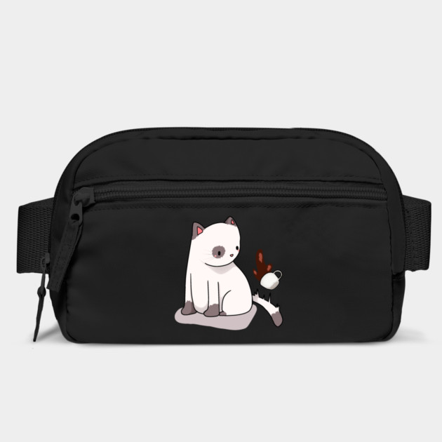 Funny Cat Spilling Drink, Love Cats by logiamerch