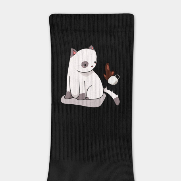 Funny Cat Spilling Drink, Love Cats by logiamerch