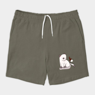 Funny Cat Spilling Drink, Love Cats Shorts